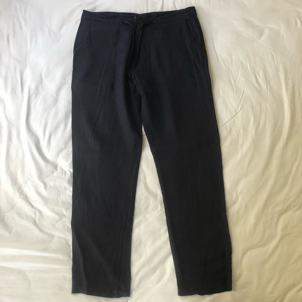 SAKS FIFTH AVENUE Linen Relaxed Fit Summer Pants